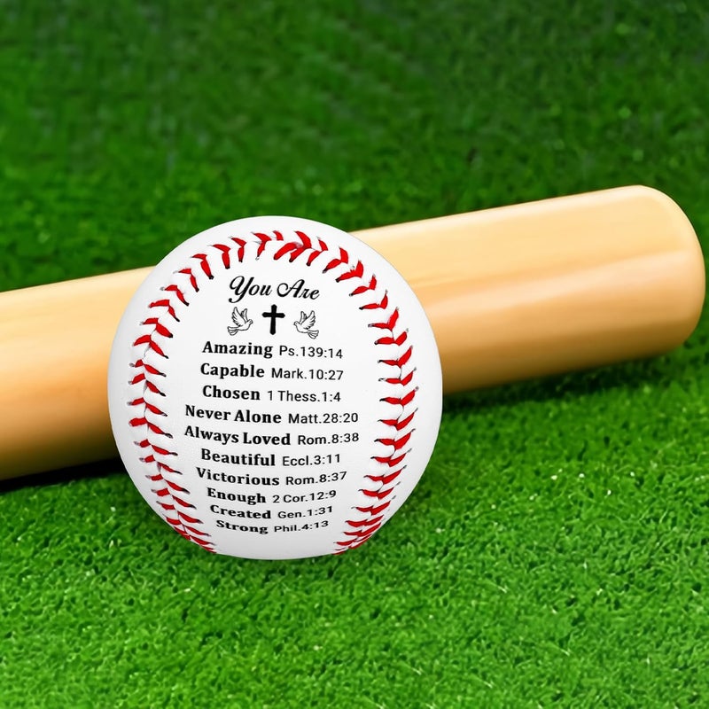 FOOZDEEVAAQ Baseball Gifts for Boys 8-12 Baseball Lover Baptism Gifts for Boys Men Catholic Religious First Communion Gift Confirmation Gift for Teens Easter Basket Stuffers End of Season Basebball Team Valentine - Image 2